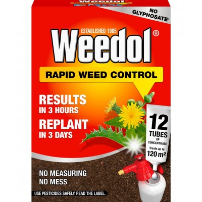 Weedol Rapid Weed Control 12 Tubes 